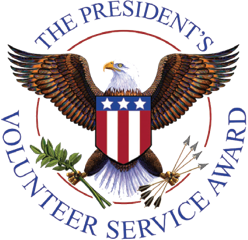 The President’s Volunteer Service Award seal